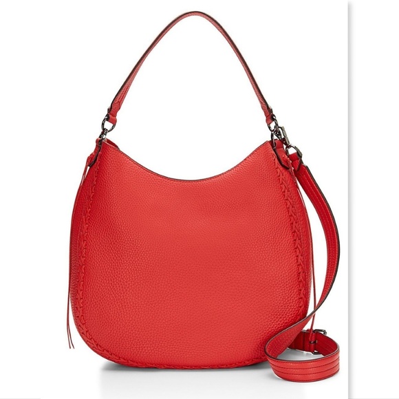 Rebecca Minkoff Handbags - New REBECCA MINKOFF Blood Orange Convertible Hobo